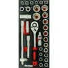 MODULE MOUSSE FINITION METAL DOUILLES 1/2' -09726KNIPEX -Douilles et accessoires Soldes 09726