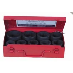 Jeu 9 Douilles 1' / Coffret Metal Dt Du 24 Au 50 Mm DRAKKAR TOOLS - 10839