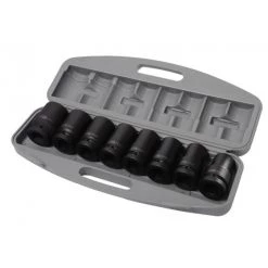 COFFRET DE 8 DOUILLES CHOCS 1' LONGUES DE 24 A 41 MM SAM OUTILLAGE - 19171