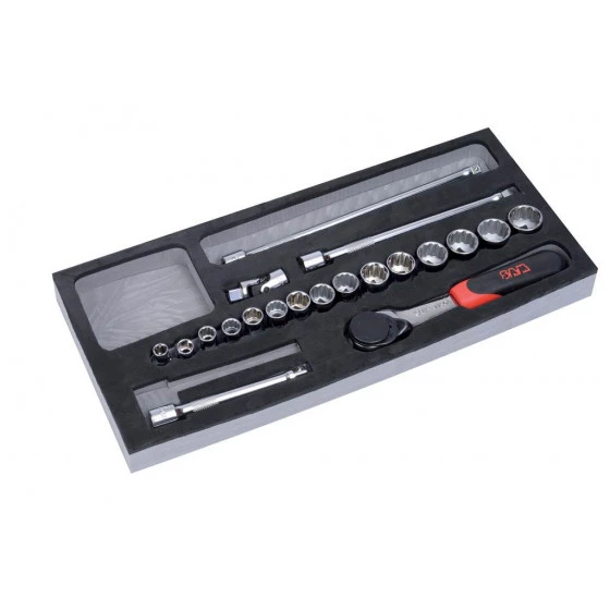 MODULE MOUSSE 20 DOUILLES ET ACCESSOIRES 3/8' SAM OUTILLAGE - 74J20MM 3 MODULE MOUSSE 20 DOUILLES ET ACCESSOIRES 3/8' SAM OUTILLAGE - 74J20MM