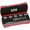 COFFRET 22 DOUILLES 1/2' 6 PANS SAM OUTILLAGE - 75SH22A -Douilles et accessoires Soldes 75 SH22A 01