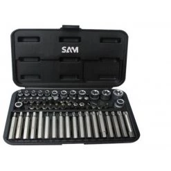 COFFRET MULTI-EMPREINTES EMBOUTS ET DOUILLES SAM OUTILLAGE - CPRJS50