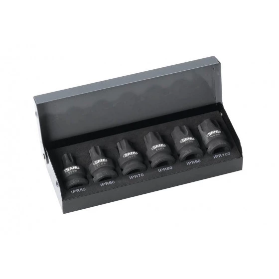 COFFRET 6 DOUILLES CHOCS 1/2' RESISTORX PLUS SAM OUTILLAGE - DOUCHORTORX 3 COFFRET 6 DOUILLES CHOCS 1/2' RESISTORX PLUS SAM OUTILLAGE - DOUCHORTORX
