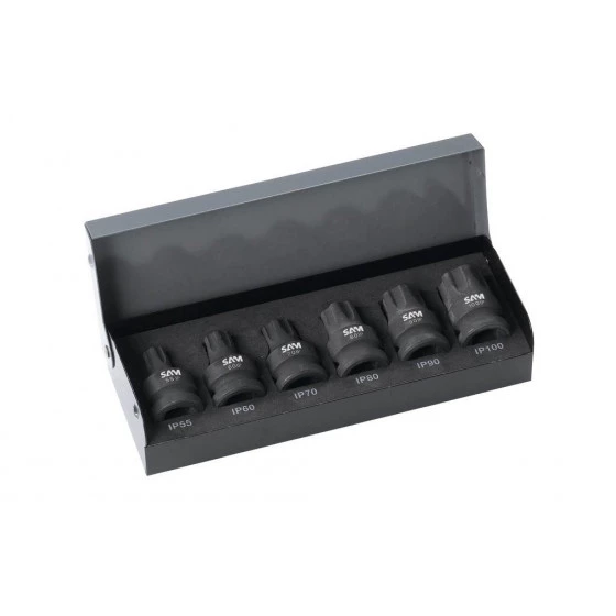 COFFRET 6 DOUILLES CHOCS 1/2' TORX PLUS SAM OUTILLAGE - DOUCHOTORX 3 COFFRET 6 DOUILLES CHOCS 1/2' TORX PLUS SAM OUTILLAGE - DOUCHOTORX