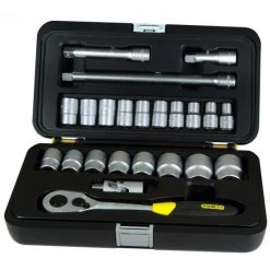 COFFRET A DOUILLES 1/2' - JEU DE 23PCS STANLEY - 1-94-671