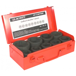 Coffret 9 Douilles 1p Ind LACME - 348304