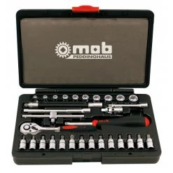 COFFRET PLASTIQUEDOUILLES 6 PANS 1/4 31 PCS MOB - 9410310101MOB OUTILLAGE