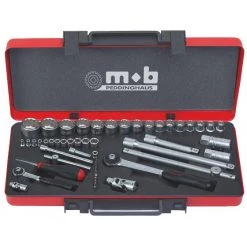 COMPO DOUILLES MIXTES 1/4-1/2 52 PCS MOB - 9413010001MOB OUTILLAGE