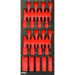 Module Mousse Finition Metal Vide Douilles Longues DRAKKAR TOOLS - 09773