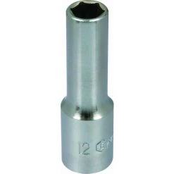 Douille Longue 1/2' Taille 12 Dt /carte DRAKKAR TOOLS - 10859