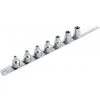 SAM OUTILLAGE- Jeux De 7 Douilles 3/8' Pour Empreinte Torx® Sur Rack De Rangement - JTXJ7R