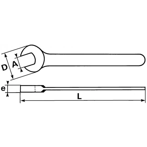 CLE A FOURCHE PUISSANTE DE 13 MM SAM OUTILLAGE - 6913 4 CLE A FOURCHE PUISSANTE DE 13 MM SAM OUTILLAGE - 6913 – Image 2